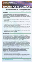 Highway Funding Survey (2014)