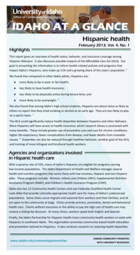 Hispanic Health (2013)