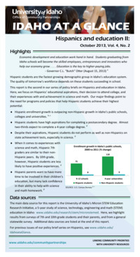Hispanics and STEM Education