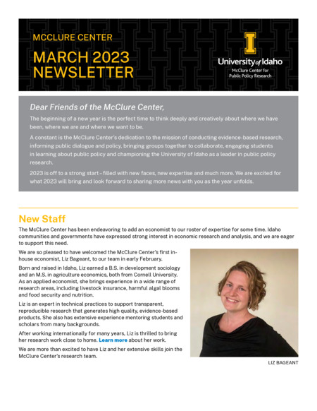 March 2023 Newsletter