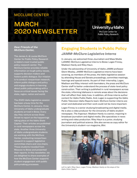 March 2020 Newsletter