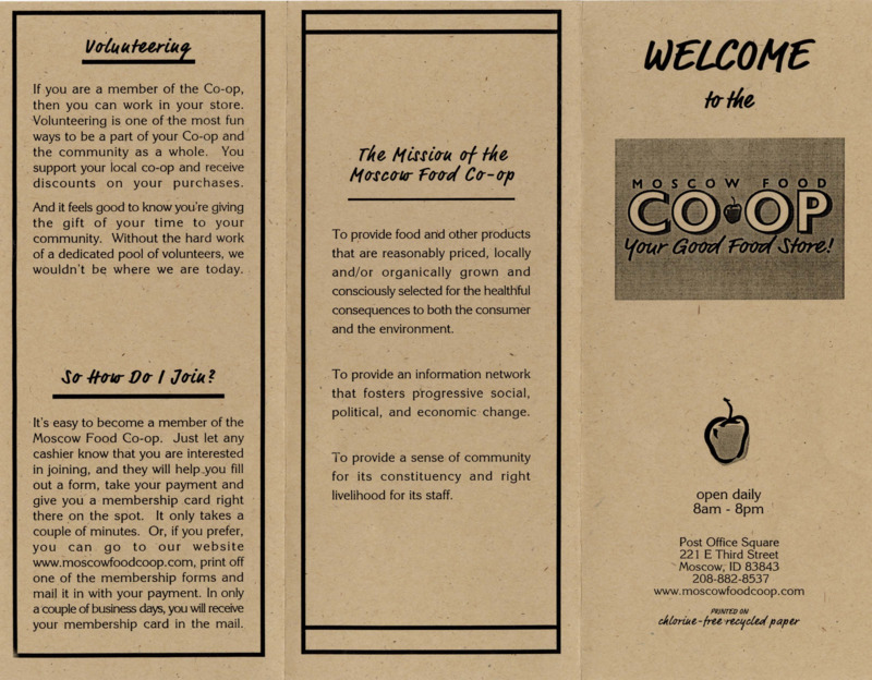 Welcome to the Moscow Food Coop