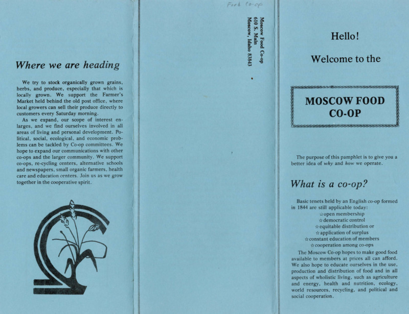 Welcome to the Moscow Food Coop