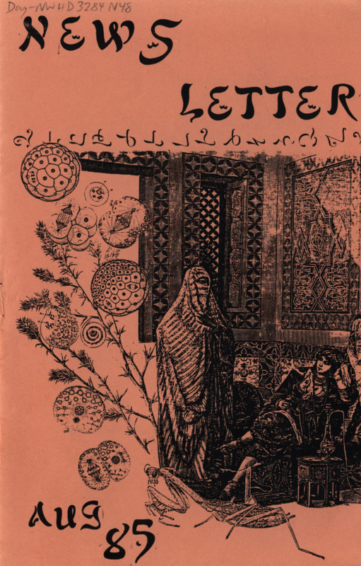 Newsletter August 1985