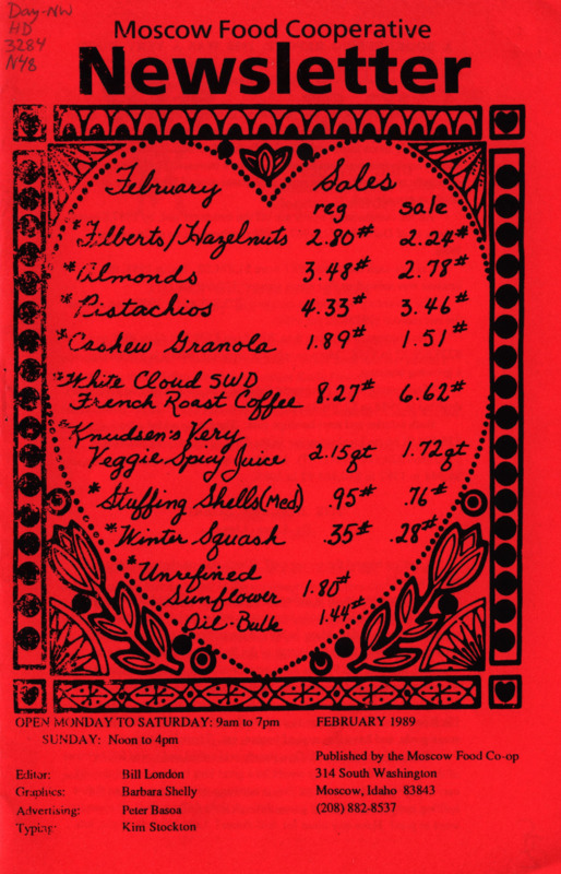 Newsletter February 1989