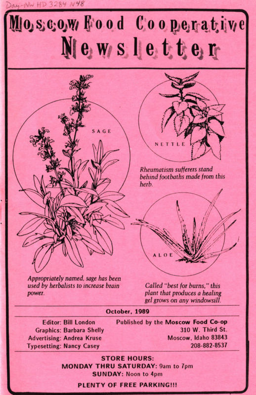 Newsletter October 1989