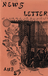 Newsletter August 1985