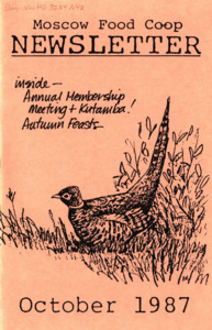 Newsletter October 1987