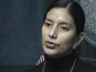 Angel Sobotta, playwright, discusses how the oral traditions and language are being used in plays to instruct the youth of the tribe