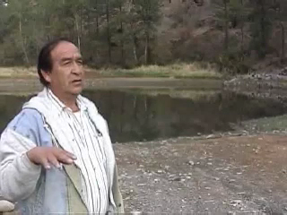 Elmer Crow, with the Fisheries Program, explains how the tribe is restoring the land to its pristine character