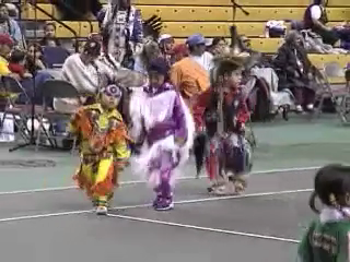 Tutxinmepu Powwow on the University of Idaho campus, October 2001 - For the Young.