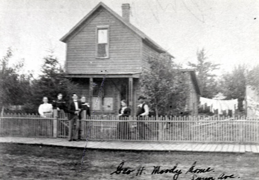 George H. Moody family residence built in the 1890s at 722 S. Lynn Street. Moody owned and operated the Northwest Marble Works for many years.