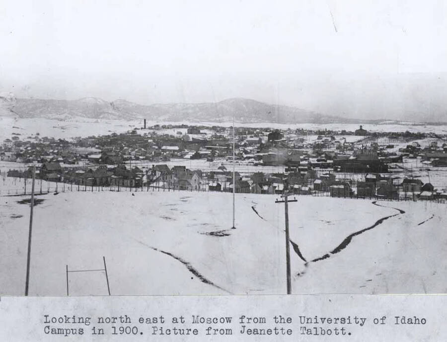 From the University of Idaho campus in 1900. Picture from Jeanette Talbott.