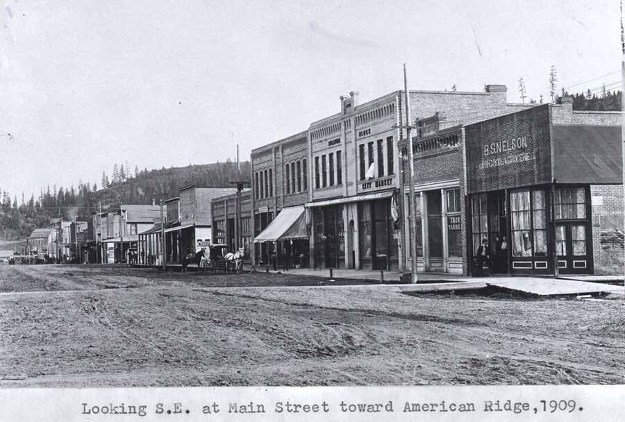 Toward American Ridge, 1909.