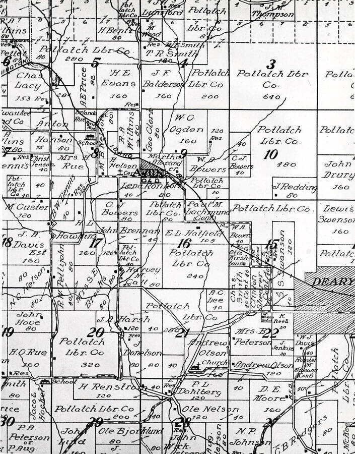 [photo of map section]