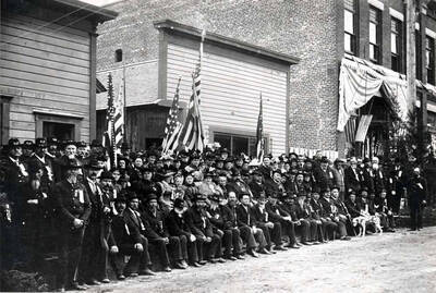 Idaho Encampment Grand Army of the Republic (G.A.R.) 1895. Location unknown.