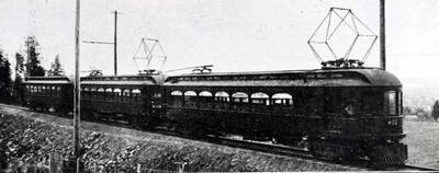 Caption: "The Palouse Country Has the Inland's Model Passenger Train Service."