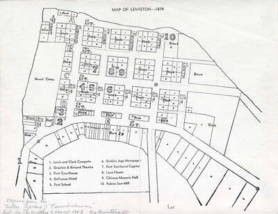 Map of Lewiston in 1874.