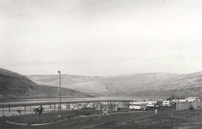 Showing camp site. December 20, 1972.