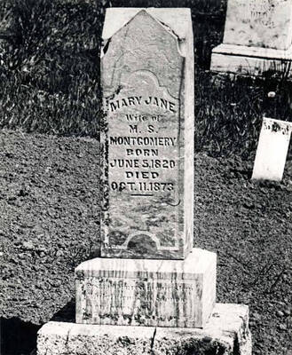 Great-grandmother of Nellie Tomer Handlin. (Mary Jane, wife of M.S. Montgomery)