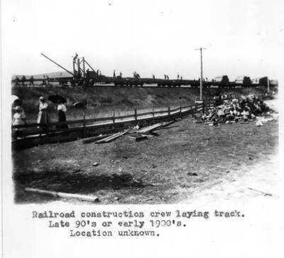 Late 90s or early 1900s. Location unknown.