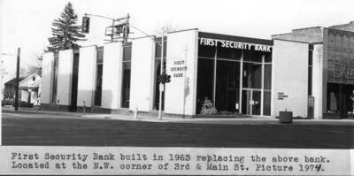 Located at the northwest of Third and Main streets. Picture 1974. December 22, 1974 by Clifford M. Ott.