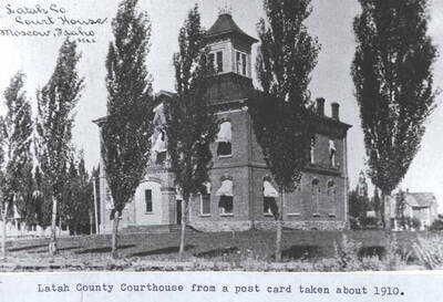 From a post card taken about 1910.