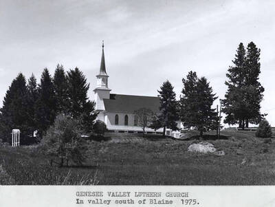 In valley south of Blaine. 1975.