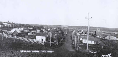 Wording on photo: "Genesee from the west. Photo by Hall."