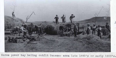 Genesee area late 1890s or early 1900s.