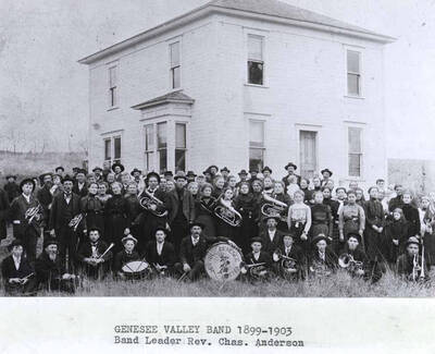 1899-1903. Band leader Rev. Charles Anderson.