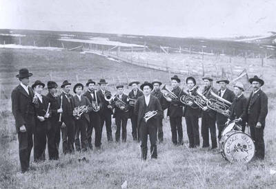 1899-1903. Band leader Rev. Charles Anderson.
