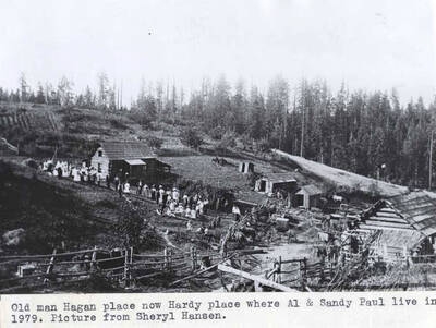 Old Man Hagan place, now Hardy place where Al and Sandy Paul live in 1979. Picture from Sheryl Hansen.