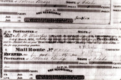 [photo of Post Office certificate]