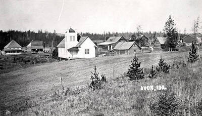 White Church built in 1913. Date of picture not known.