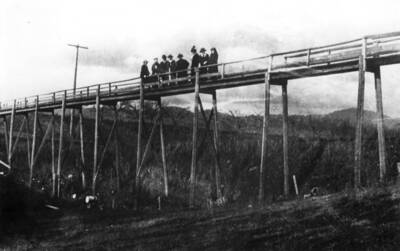 On Orchard Avenue across valley north of Virginia Avenue in the early 1900s.