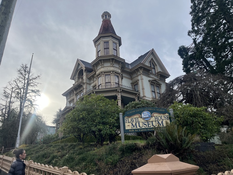 Well preserved Queen Anne architecture style house.