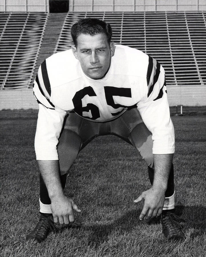 John Nilsson, a guard for the University of Idaho football team.