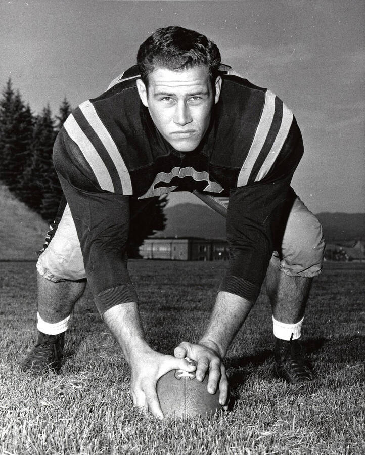 John Nilsson, a guard for the University of Idaho football team.