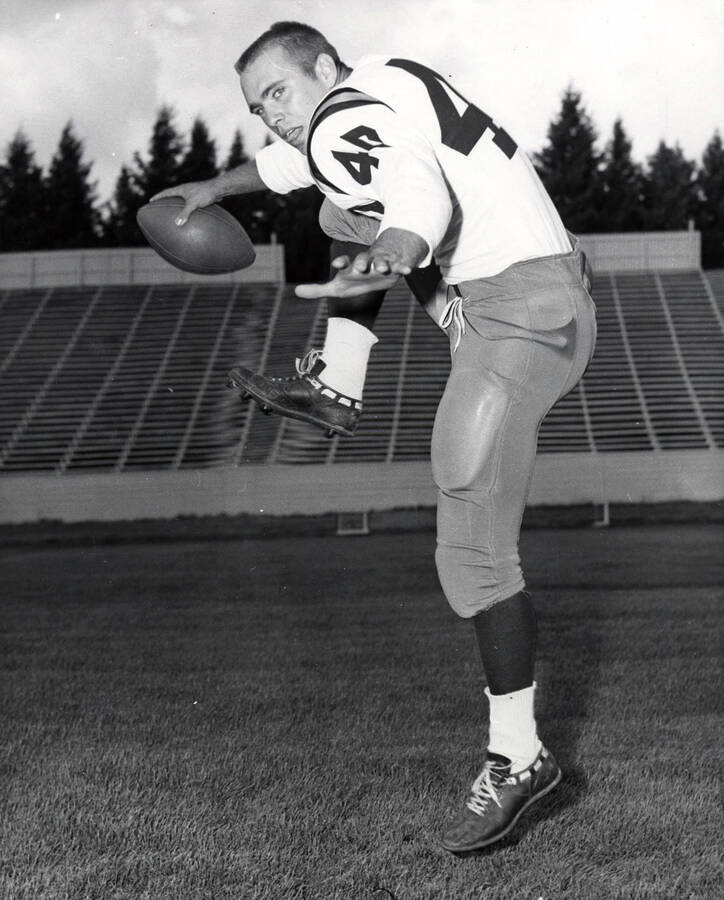 University of Idaho football player Bill White.