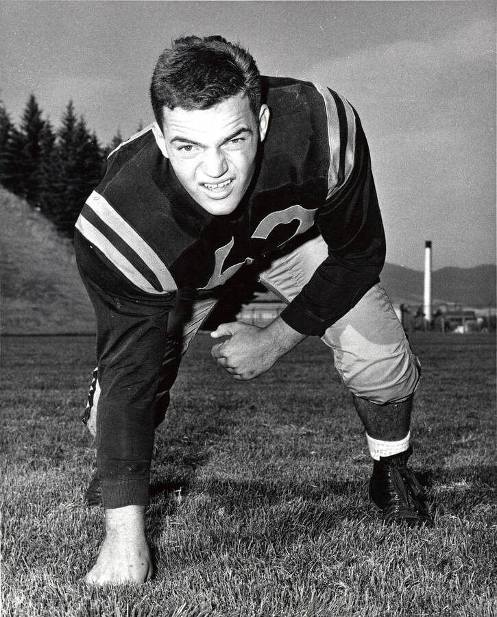Bob Blower, a football player for the University of Idaho.
