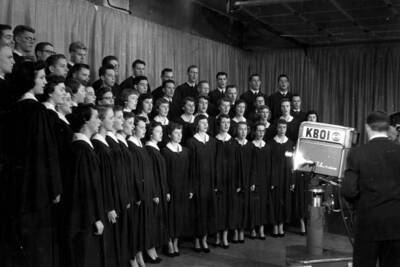 The Vandaleers being broadcasted by KBOI.