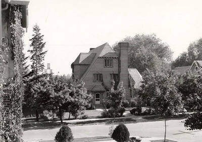 Pi Beta Phi house on the northeast corner of College and Deakin Avenues.
