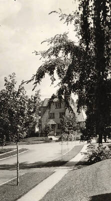 Pi Beta Phi house on the northeast corner of College and Deakin Avenues.