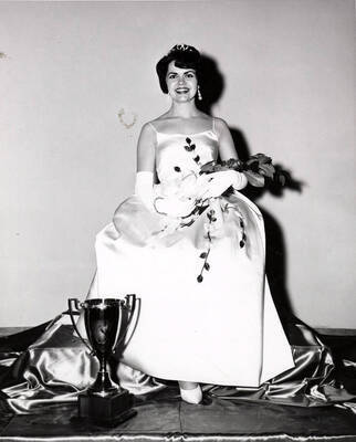 Idora Lee Moore poses for a picture after being crowned Miss University of Idaho.