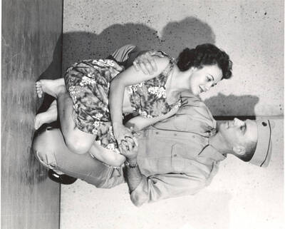 Loan Kisling stars as Liat and Del Jaquish stars as Lt. Cable in Idaho drama's production of "South Pacific." Directed by Ed Chavez in the Moscow High School Auditorium.