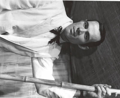 Noel Blum stars as Emil de'Beque in Idaho drama's production "South Pacific." Directed by Ed Chavez in the Moscow High School Auditorium.