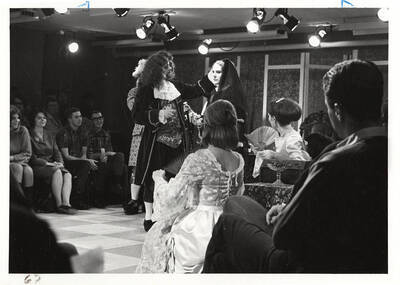 Jim Hutcherson is in the center. ASUI production in the U-Hut Arena Theatre directed by Forrest Sears.