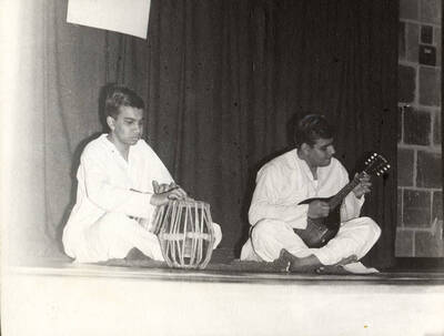 University of Idaho students from India present a program of homeland music.