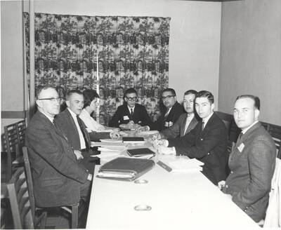 Chapter presidents meet with University of Idaho members during the 37th National Convention of the Intercollegiate Knights, a national honorary service organization.